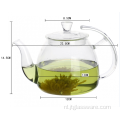 40,8 oz thermische theepot van borosilicaatglas